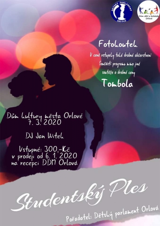Studentský ples – sobota 7. 3. 2020