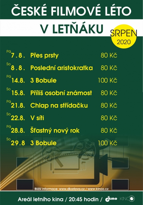 České filmové léto v letňáku