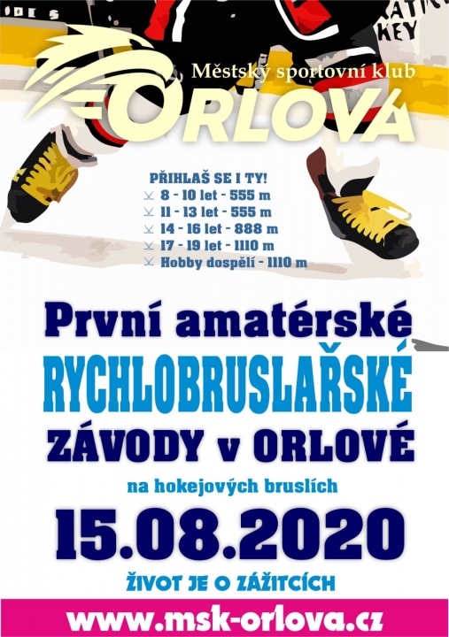 PRVNÍ AMATÉRSKÉ RYCHLOBRUSLAŘSKÉ závody v Orlové