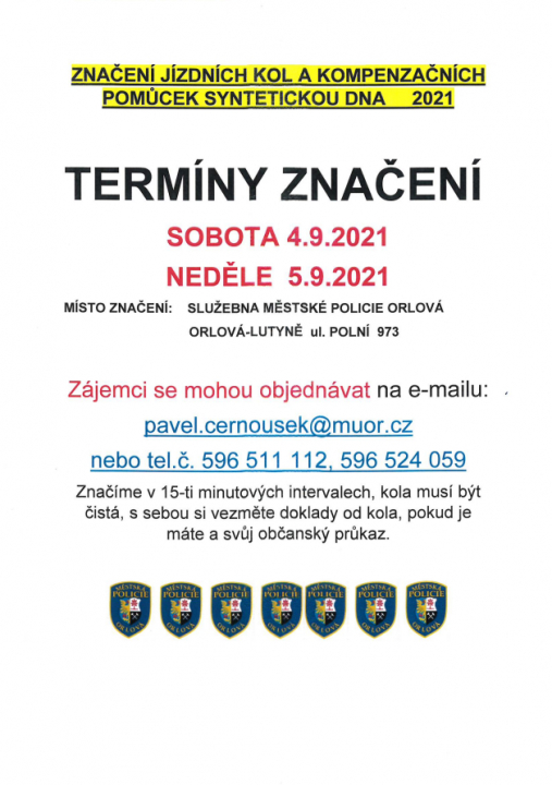 Značení jízdních kol