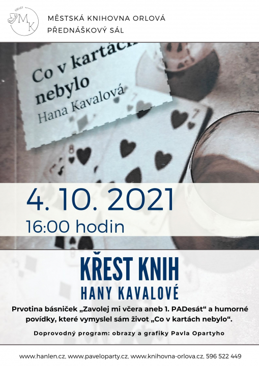 Křest knih - Hany Kavalové