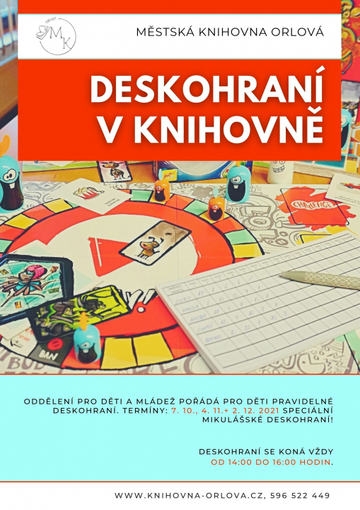 Deskohraní v knihovně