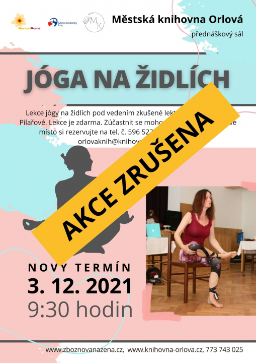 Jóga na židlích - zrušeno