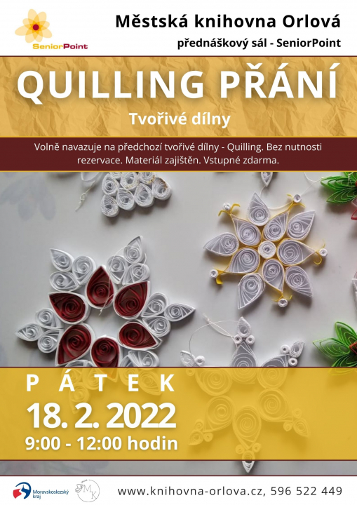 Quilling – přání