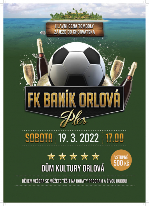 1. FOTBALOVÝ PLES FK BANÍK ORLOVÁ 1927