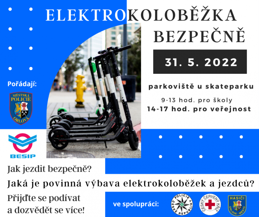 Elektrokoloběžka bezpečně