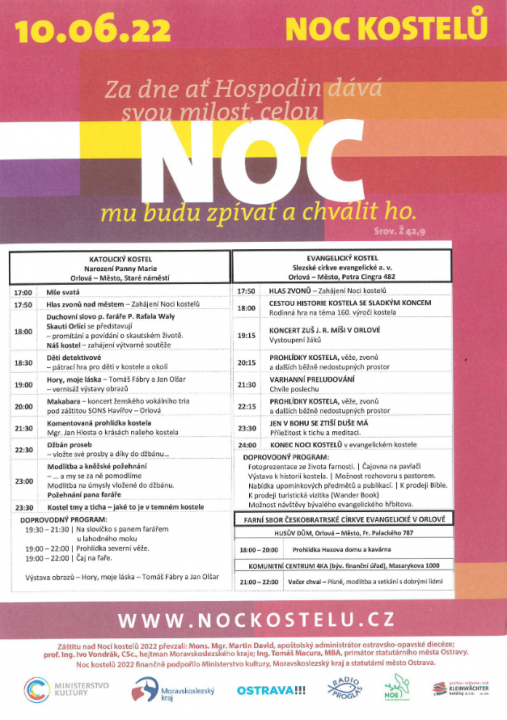 Noc kostelů 2022