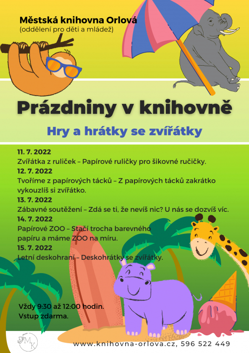 PRÁZDNINY V KNIHOVNĚ