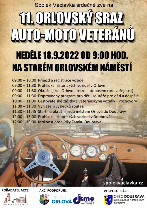 ORLOVSKÝ SRAZ AUTO-MOTO VETERÁNŮ 2022