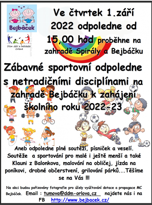 Zábavné sportovní odpoledne