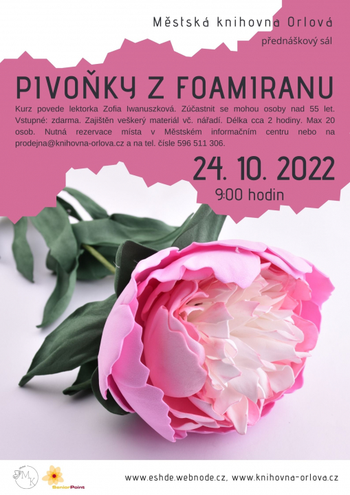 Pivoňky z foamiranu