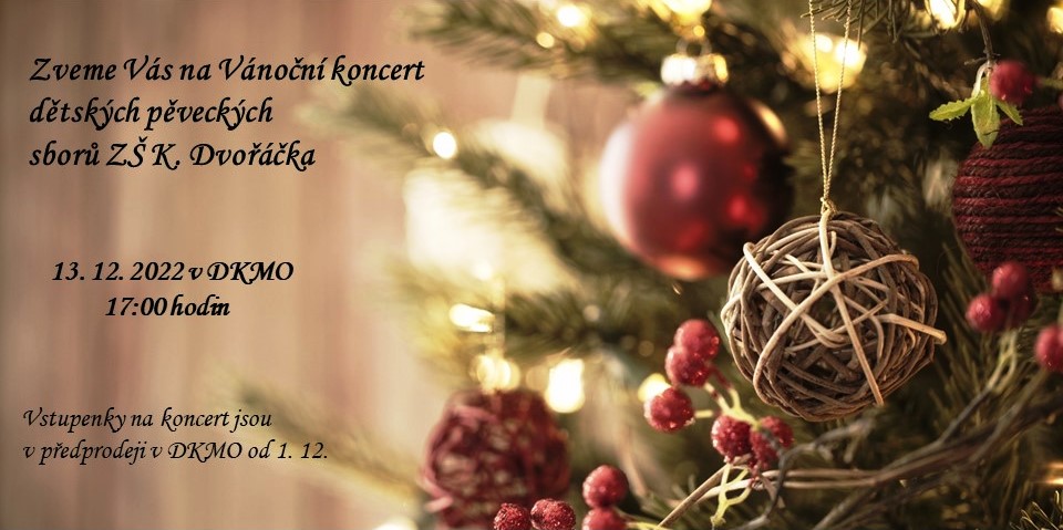 Vánoční koncert ZŠ. K. Dvořáčka