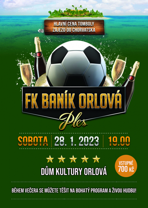 Ples FK Baník Orlová