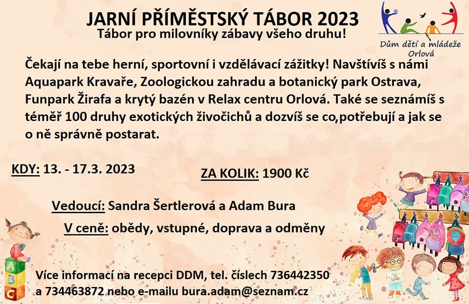Jarní příměstský tábor 2023