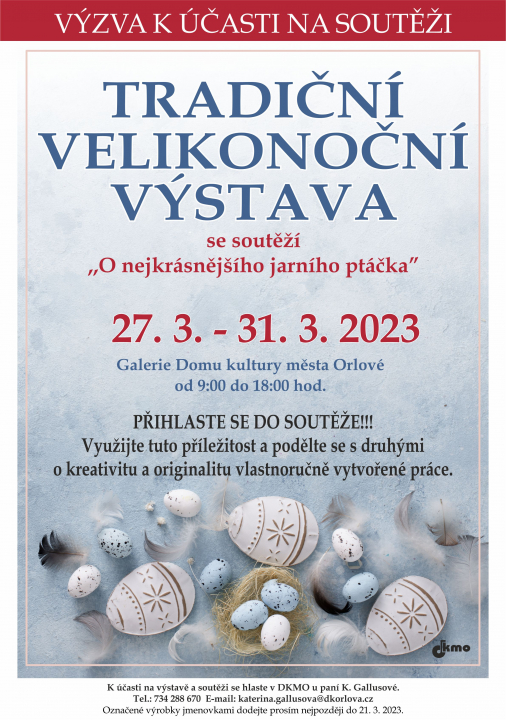 Tradiční velikonoční výstava se soutěží a trhem