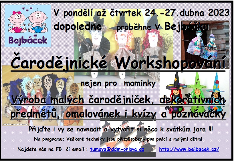 ČARODĚJNICKÉ WORKSHOPOVÁNÍ