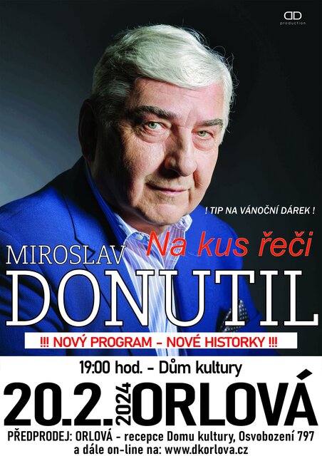 MIROSLAV DONUTIL - Na kus řeči