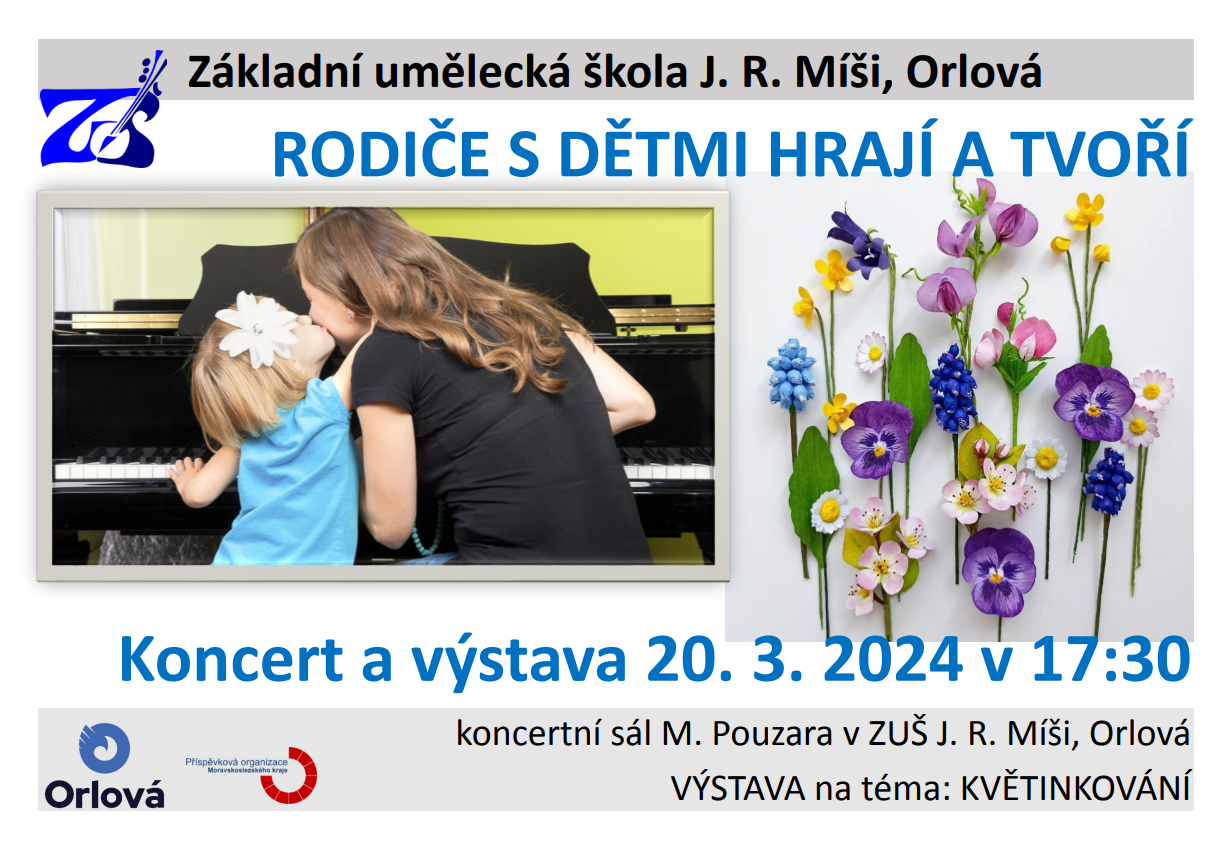 Rodiče s dětmi hrají a tvoří