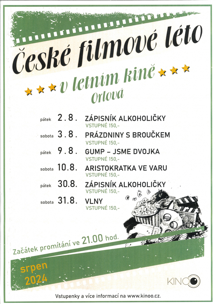 České filmové léto v Letňáku!