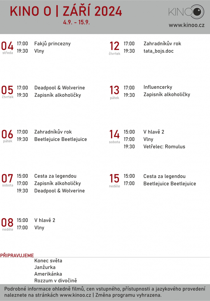 Kino O září