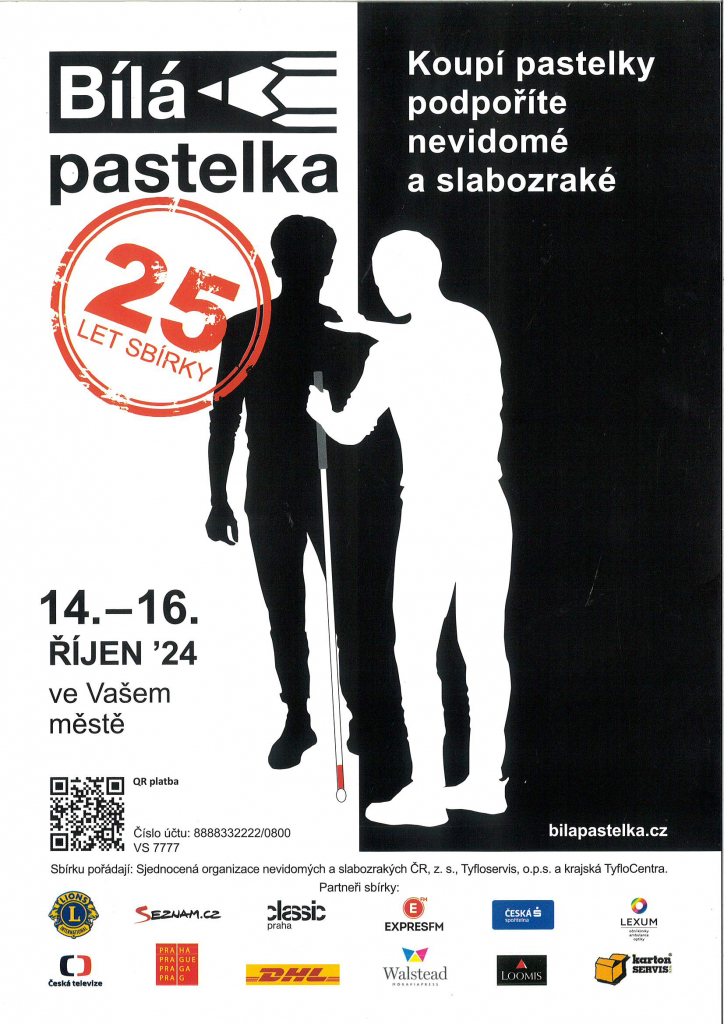 Bílá pastelka