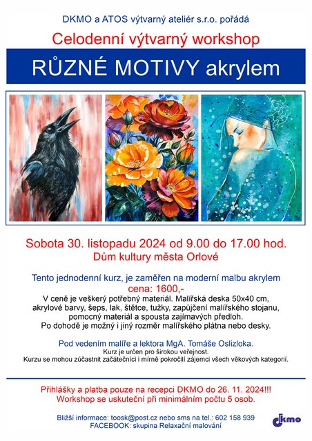 Celodenní výtvarný workshop