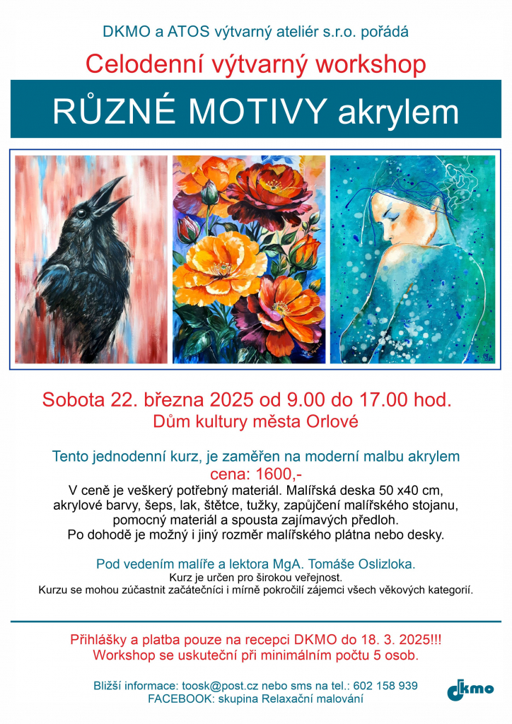 Celodenní výtvarný workshop