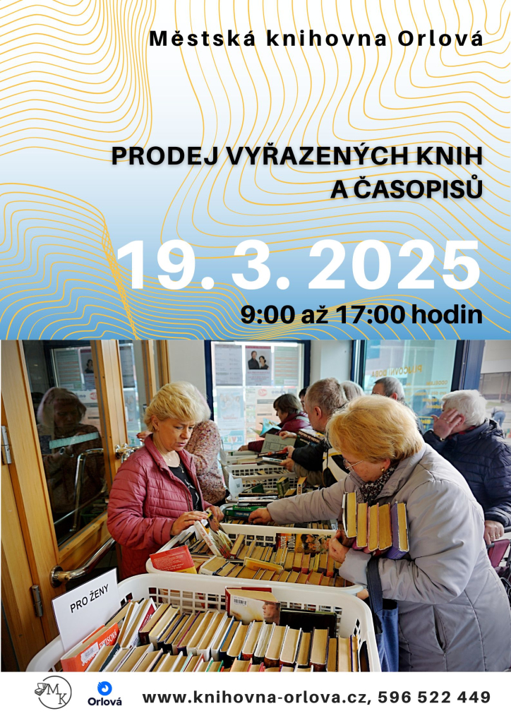 Prodej vyřazených knih a časopisů