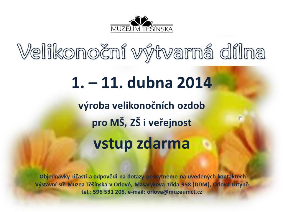 Velikonoční výtvarná dílna