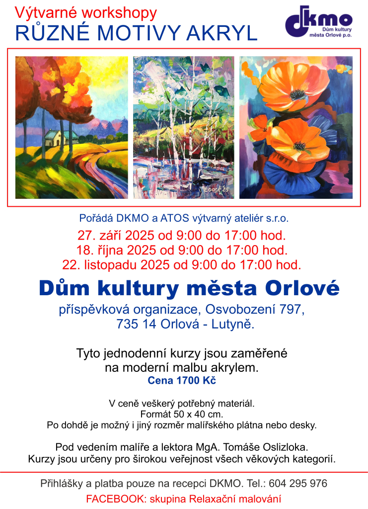 Celodenní výtvarný workshop