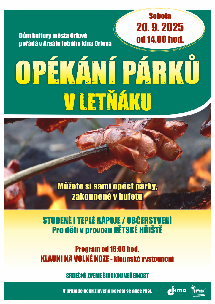 Opékání párků v Letňáku!