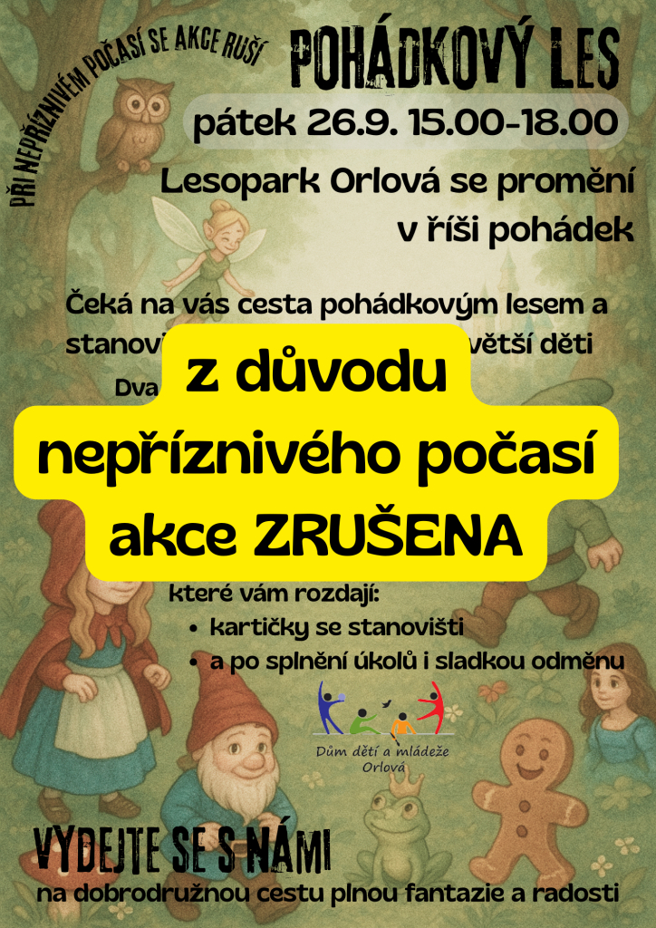 Pohádkový les - ZRUŠENO