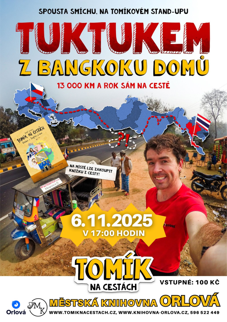 Tuktukem z Thajska až domů