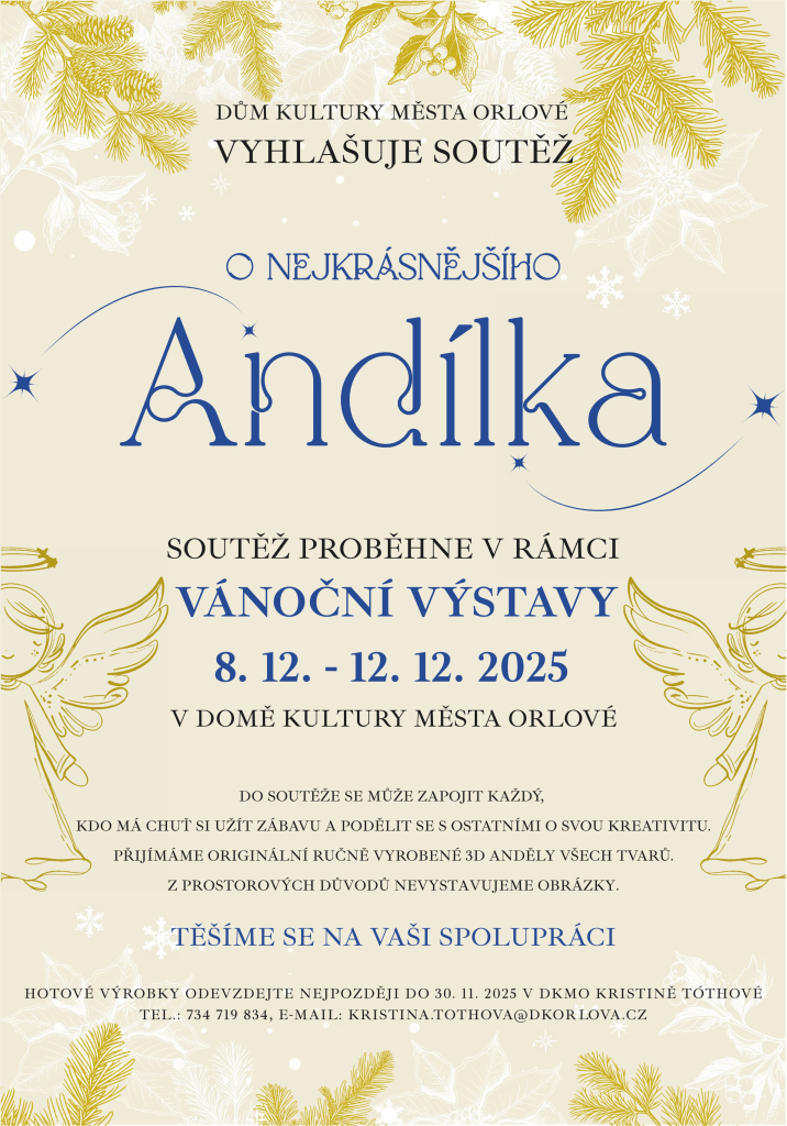 Soutěž o nejkrásnějšího ANDÍLKA