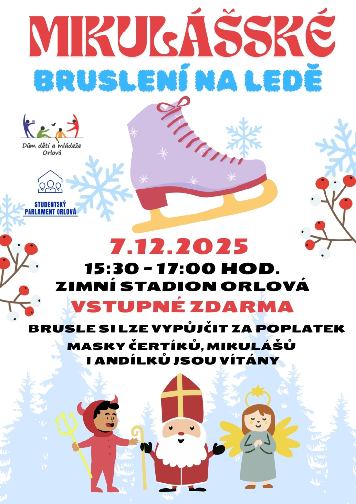 Mikulášské bruslení na ledě
