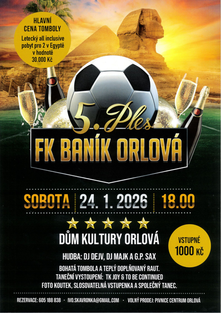 Ples FK Baník Orlová