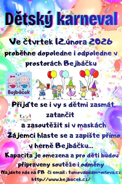 Dětský Karneval V Bejbáčku