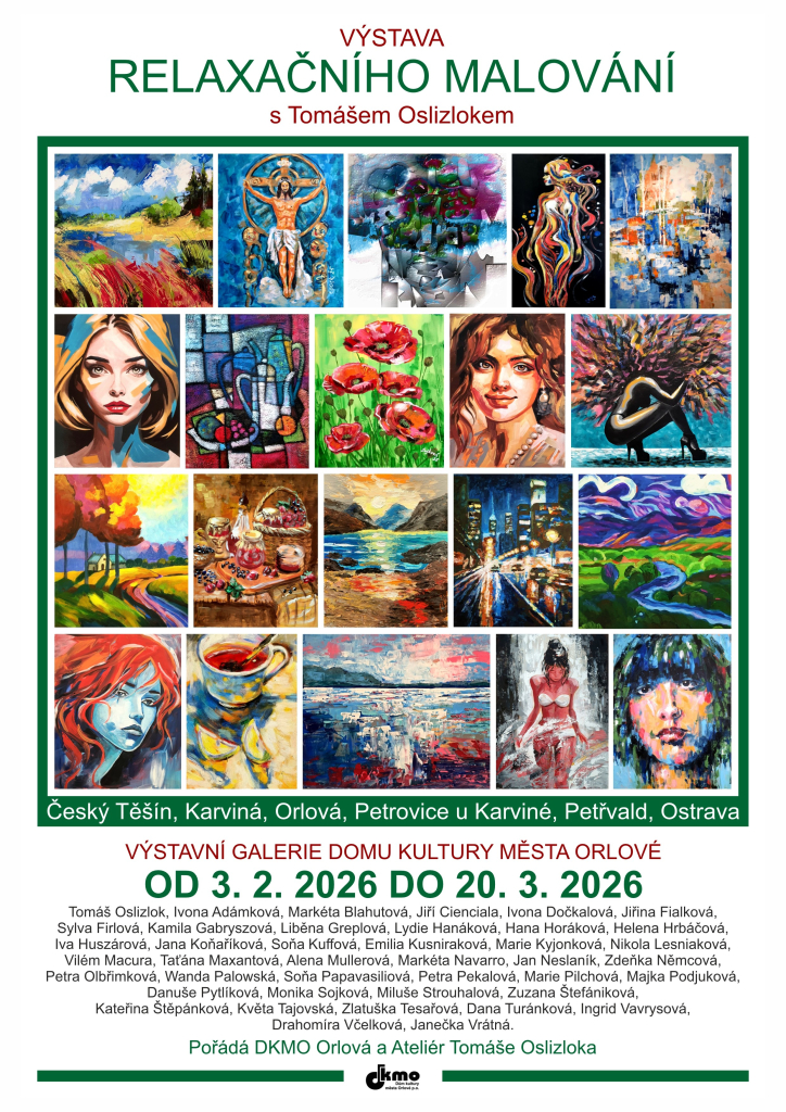 Výstava - relaxační malování