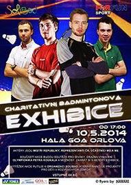 Charitativní badmintonová exhibice