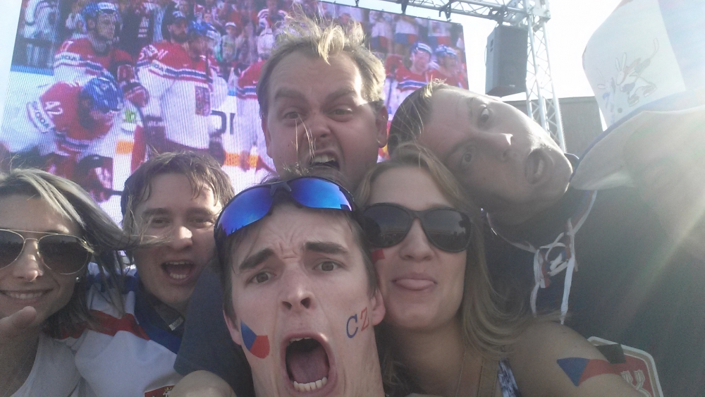 Soutěžní SELFIE z hokejového víkendu v Orlové
