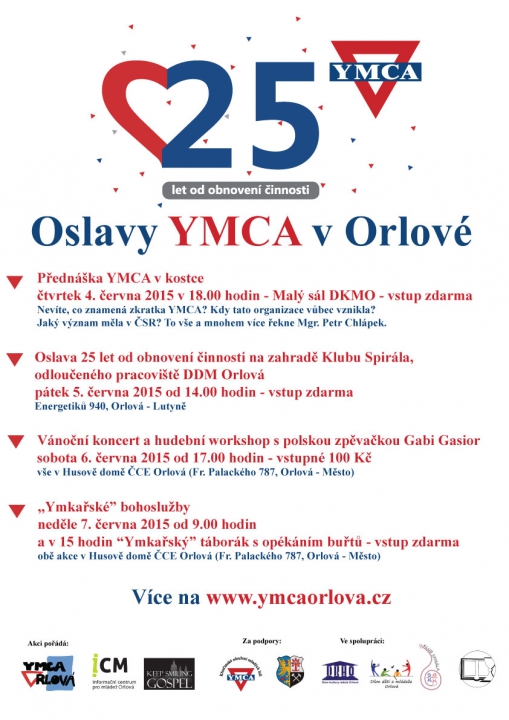 Orlovské oslavy 25 let od obnovení YMCA v ČSR