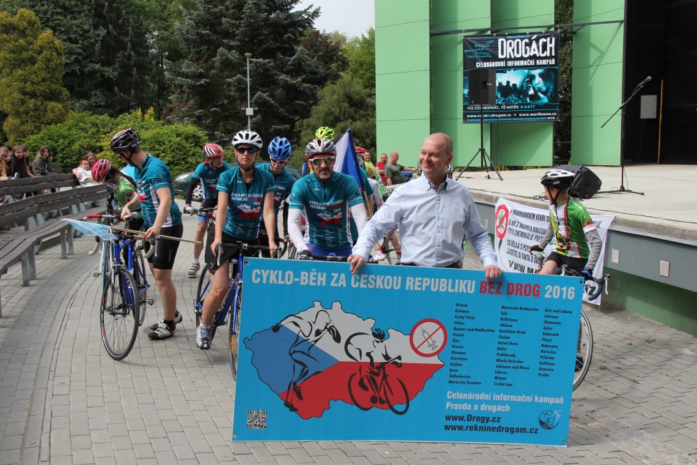 14. ROČNÍK CYKLO-BĚHU ZA ČESKOU REPUBLIKU BEZ DROG 2016