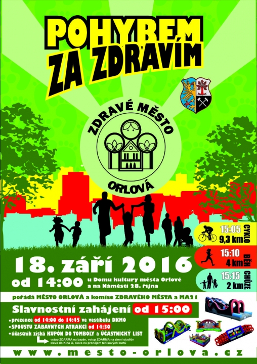 POHYBEM ZA ZDRAVÍM - Orlováci, přijďte zažít příjemné nedělní odpoledne!