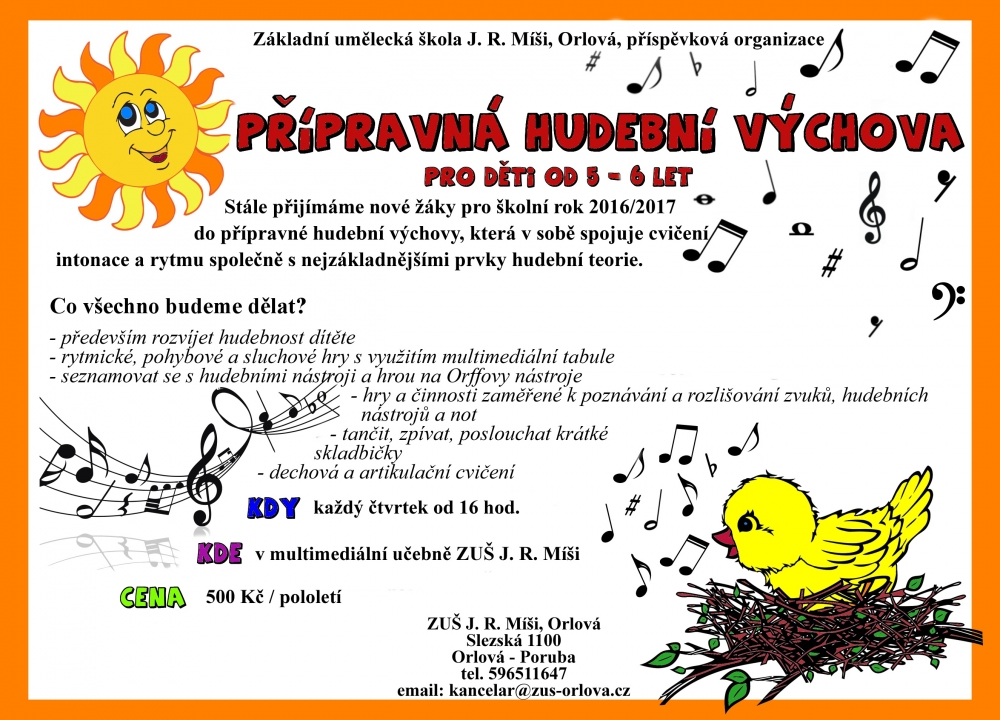 NABÍDKA ZUŠ J.R.Míši