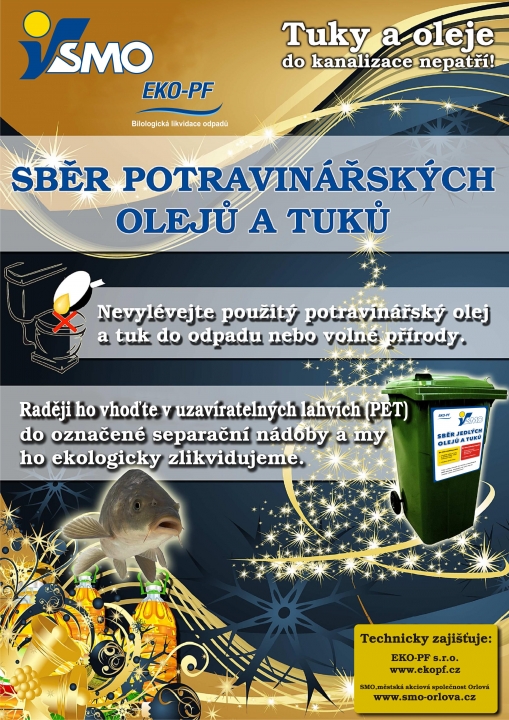 Sběr potravinářských olejů a tuků