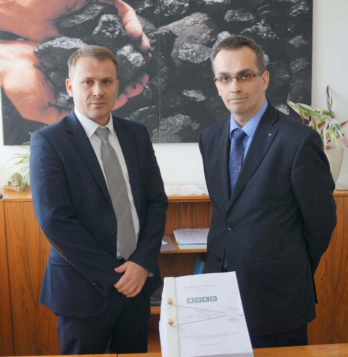 Reorganizační plán těžařské firmy