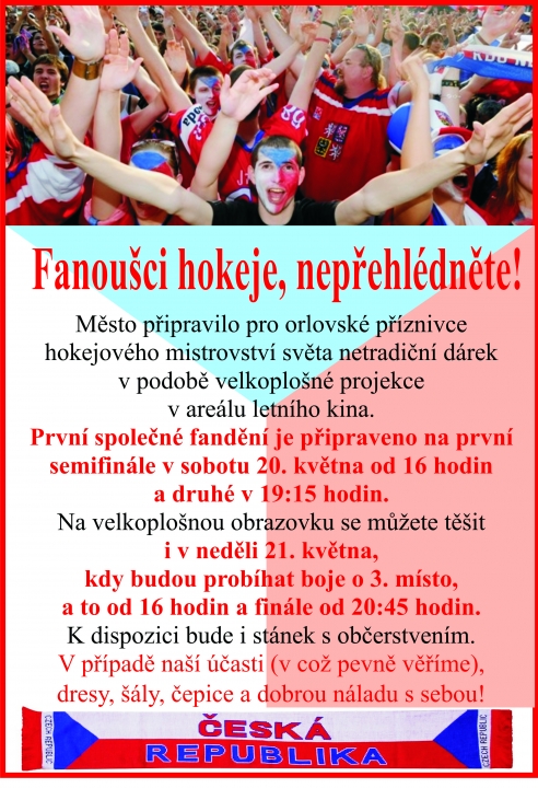 Fanoušci hokeje, nepřehlédněte!