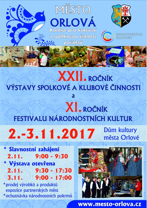 Pozvánka na Výstavu spolkové a klubové činnosti a Festival národnostních kultur