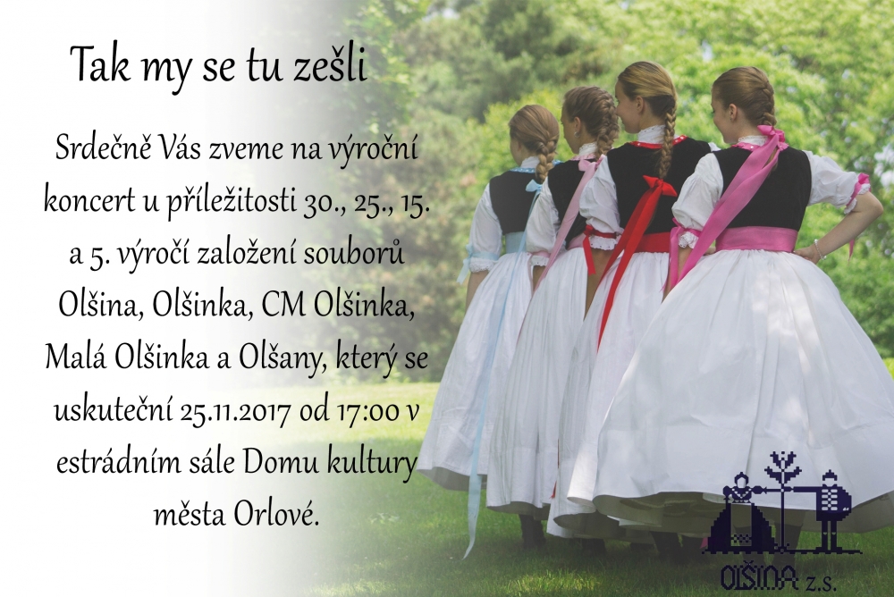 OLŠINA ZVE ŠIROKOU VEŘEJNOST