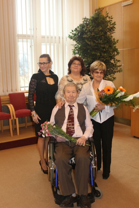 Diamantová svatba manželů Jarmily a Miroslava Smékalových